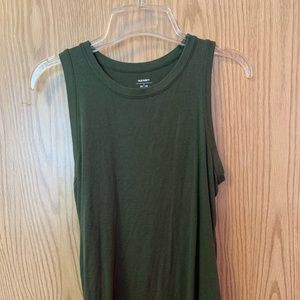Green tank top